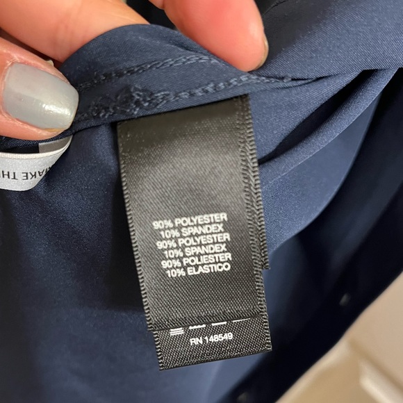 Kenneth Cole Navy long sleeve shirt - Picture 4 of 7